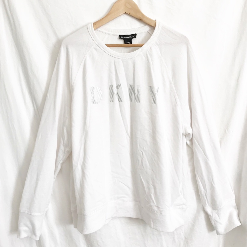 DKNY logo Crew Neck Sweater